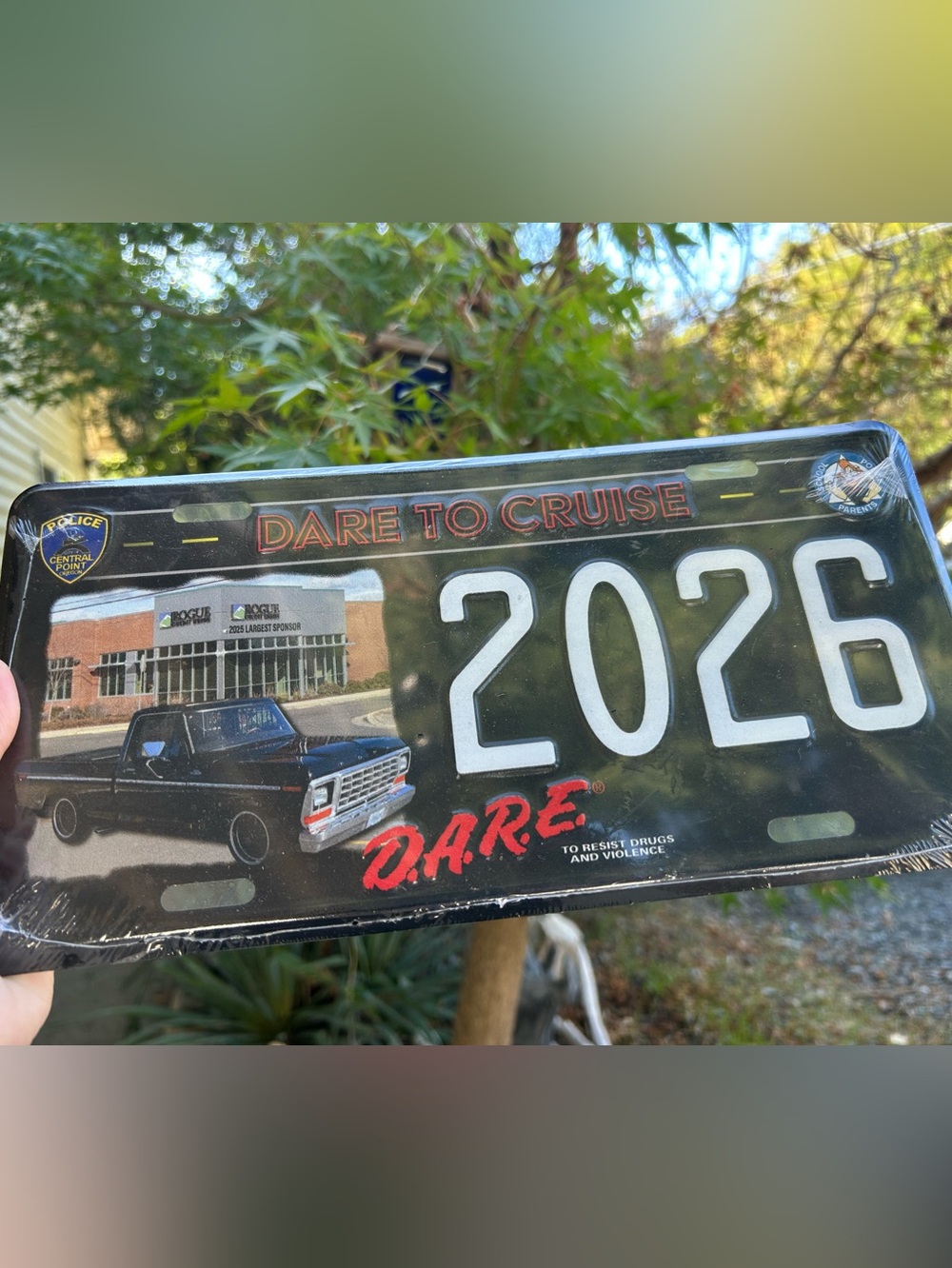To Cruise 2026 Decorative License Plate - Black
